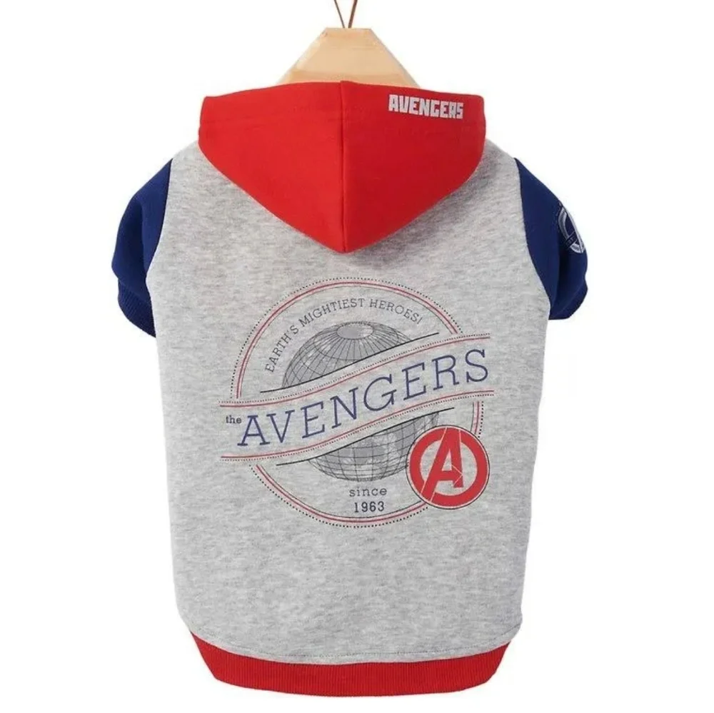 Marvel Avengers Dog Hoodie Sweatshirt sz XL